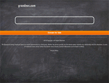 Tablet Screenshot of grandner.com